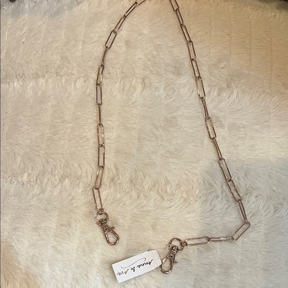 Elegant Gold Chain Glasses holder Necklace